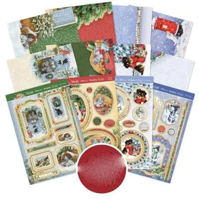 Image of Hunkydory Santa Paws Luxury Topper Collection SANTAPAWS101 rrp £19.99