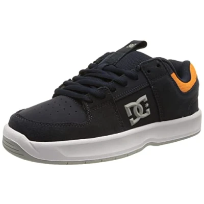 Image of Dc Shoes Lynx Zero Leather for Men Sneaker, Navy Orange, 11 UK