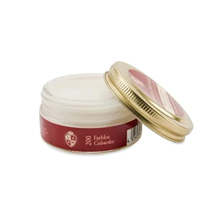 Image of Langer &amp; Messmer Finest Leather Cream 50 ml for Smooth High Quality Shoe Care Blue