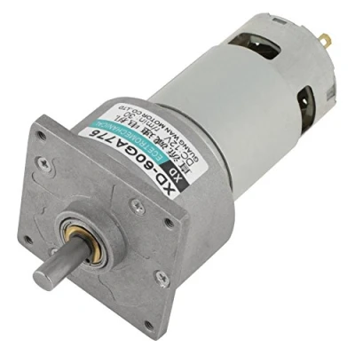 Image of DC12V/24V 35W Mini DC Gear Motor Metal Speed Adjustable Large Torque CW/CCW XD GA775(12v 30rpm)