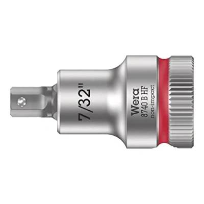 Image of Wera 8740 B HF Zyklop In Hex Plus holding function bit socket, 3/8&quot; drive, 7/32&quot;x35mm, 05003087001