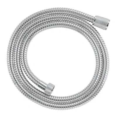 Image of GROHE VitalioFlex Metal Long Life Shower Hose 1.5 m (Tensile Strength 75 kg, Pressure Resistance Up to 16 Bar, Heat 75C, Universal Connection G 1/2&#039;&#039; x 1/2&#039;&#039;), Velvet Black, 27502KS1