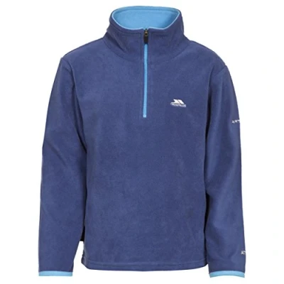 Image of Trespass Boys&#039; Etto At100 Microfleece, Twilight, Size 3 4 UK