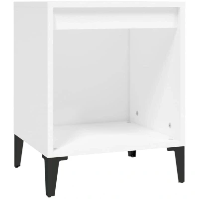 Image of vidaXL Bedside Cabinet White 40x35x50 cm