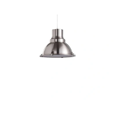 Image of Lindby hanging light Letty, Ø 39 cm, nickel coloured, metal, E27