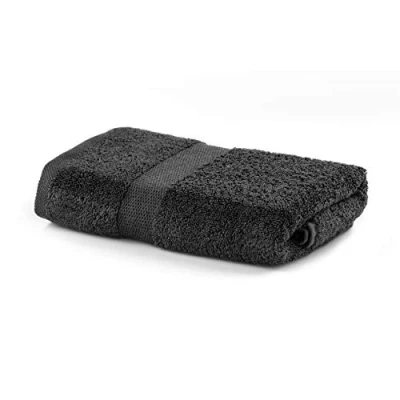 Image of DecoKing Hand Towel 50 x 100 cm Cotton Quality 525 g/m² Graphite Anthracite Absorbent Marina