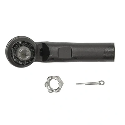 Image of 4504629405 Track rod end BLUE PRINT ADT387186 Front Axle Left, Right with crown nut