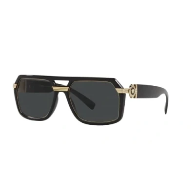 Image of Versace Unisex Sunglasses, Size: 58, Black
