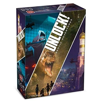 Image of Asmodee Unlock Exotic Adventures Gioco da Tavolo Edizione in Italiano, Multicolore, 8983