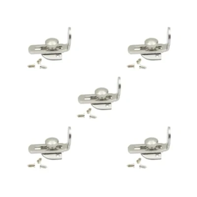Image of 5 set Plated Brass Thumb Rest with Screws for Clarinet Woodwind Replacement Parts