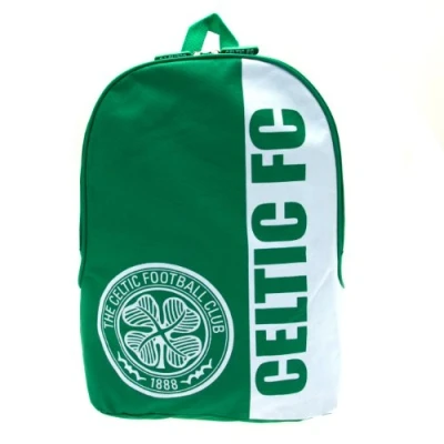 Image of Celtic Football Club Backpack Rucksack Green White Official