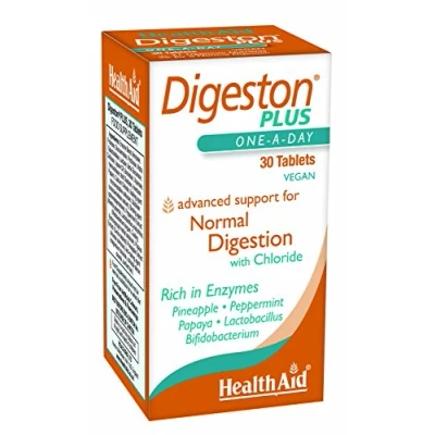 Image of HealthAid DigestonPlus Vegan Tablets, Pack of 30 Tablets