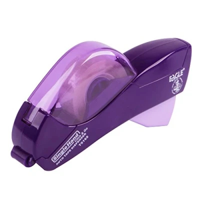 Image of Eagle Automatic Tape Dispenser and Gun. Free 1/2&quot; (12mm) 3/4&quot; (19mm). Ideal for Taping Gifts, Packages, Scrapbooks Envelopes (Purple)