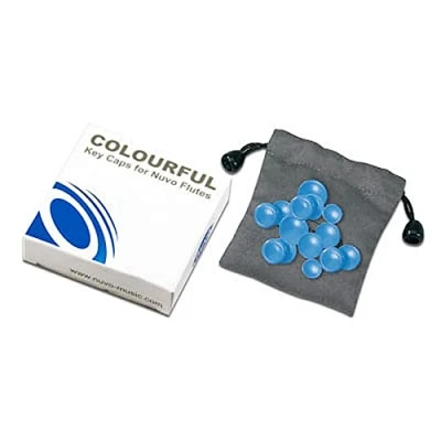 Image of Nuvo Flute colour caps in blue