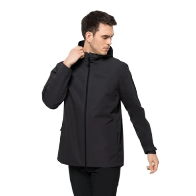 Image of Jack Wolfskin Men&#039;s Besler 2l Jacket, Black, L