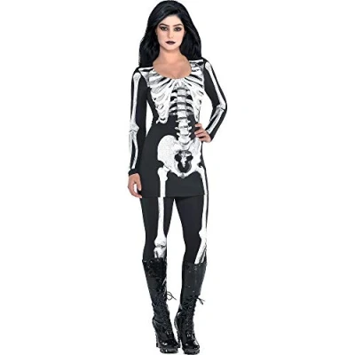 Image of amscan (PKT) (844241 55) Adult Ladies Bare Bones Costume (Small)