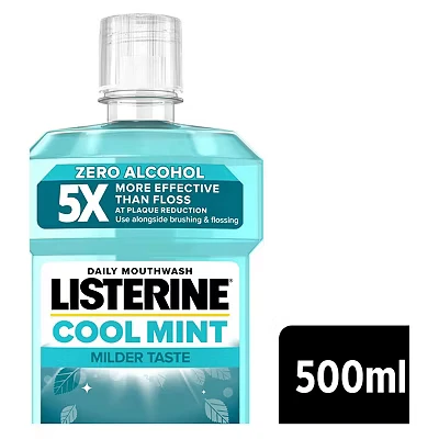 Image of Listerine Cool Mint Milder Taste Mouthwash 500ml