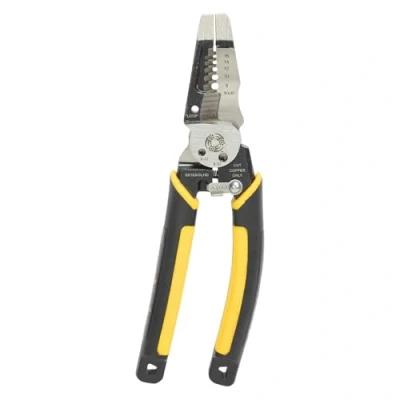 Image of Southwire 65028140 Tools &amp; Equipment S816SOLHD Forged Wire Stripper: Strips 8 16 AWG SOL and 10 18 STR; Shears 6 32 Bolts; Linesman Head; Heavy Duty Steel