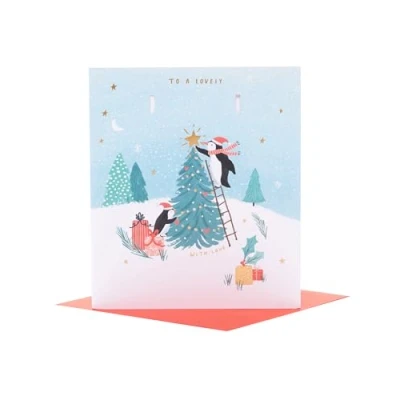 Image of UK Greetings Christmas Card for Grandmother Multi Caption Design