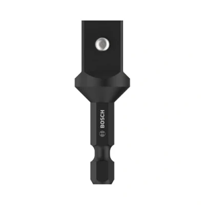 Image of Bosch Professional 1x Impact Control Adapter for Sockets (1/4&#039;&#039; HEX to 1/4&#039;&#039; Square, Length 50 mm, Accessories Drill Drivers)