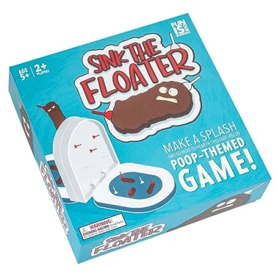 Image of Boxer Gifts Sink The Floater Children&#039;s Game Can You Stink? Funny Family Board Games For Kids &amp; Adults Fun Poop Themed Birthday Or Christmas Stocking Filler Gift Boys and Girls