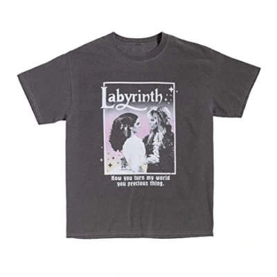 Image of Labyrinth Precious Thing Vintage Wash Charcoal T Shirt