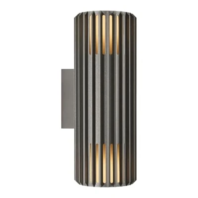 Image of Nordlux Aludra Double Wall Light Seaside Anthracite Outdoor E27 Homeware Lighting Décor 220 240V IP54 Class 1 (Earth Contact)