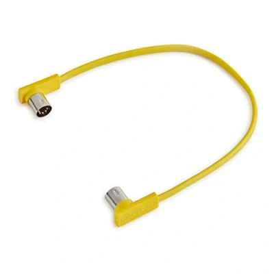 Image of RockBoard Flat Midi Cable 30 cm / 11 13/16&quot; Yellow
