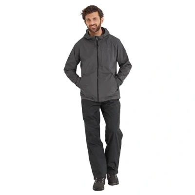 Image of TOG24 Wigton Men&#039;s Waterproof Trousers. Windproof, and Breathable for Essential Outdoor Performance. Add These Mens Over Trousers to Your Kit. Black