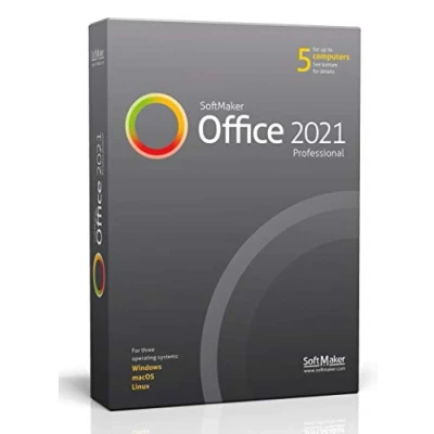 Image of SoftMaker Office 2021 PRO Word processing, spreadsheet and presentation software for Windows 11 / 10 8 macOS Linux compatible with Microsoft Word, Excel PowerPoint 5 PCs