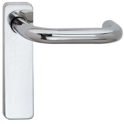 Image of Matlock Stainless Steel Round Bar Lever Euro Profile, Pack of 2