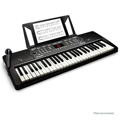 Image of Alesis Melody 54 Key Keyboard Piano with Speakers, Microphone, 300 Sounds, Rhythms, 40 Demo Songs, Educational Tools and Music Rest