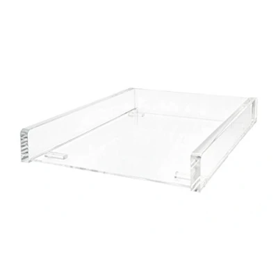 Image of WEDO Cristallic 608016 Acrylic Letter Tray A4 Stackable Clear