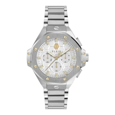 Image of Philipp Plein Chrono Royal Unisex&#039;s Silver Watch PWPSA0224 Stainless Steel (archived) One Size
