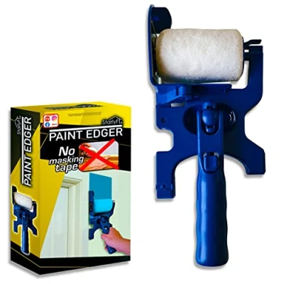 Image of Paint Edger Roller Brush STARLYF (Original), Clean Cut, for Home Walls Ceilings, Clear and Straight Painting Lines, 360º Rotating Hand, Best Direct