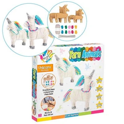 Image of Made It! Yarn Animal Craft Kits For Kids Unicorn