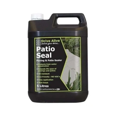 Image of Bond IT 5L Clear Drive Alive Patio Seal Paving &amp; Slab Sealer Solvent Free Easy Use Block Pavior