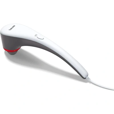 Image of Beurer MG55 Handheld Percussion Massager Loosen and relax tense muscles Optional heat function Adjustable intensity 3 varying massage attachments Ergonomic design for easy use