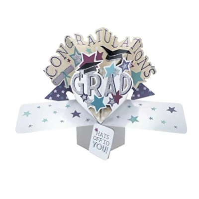 Image of Graduation Pop Up Greeting Card Original Second Nature 3D Cards