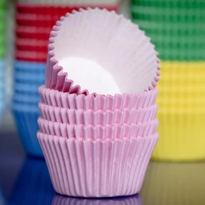 Image of Purple Cupcakes Cupcake Cases (Qty 60) Pale Pink