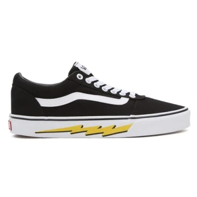 Image of Vans Men&#039;s Ward Sneaker, Variety SIDEWALL Black, 7 UK