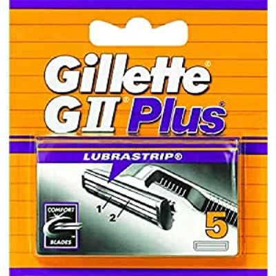 Image of Gillette GII Plus Men’s Razor Blades 5 Refills