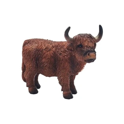 Image of Lesser &amp; Pavey Highland Cow Ornaments For Gift Lovely Gifts Home and Office Decoration From The Leonardo Collection Animal Range LP72467