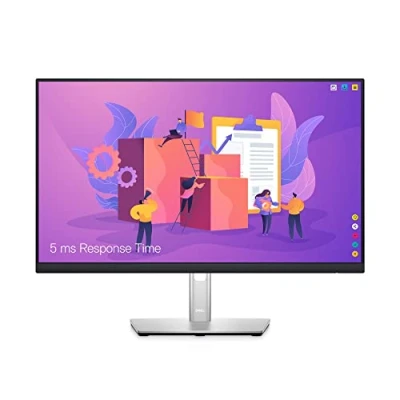 Image of Dell P2422H 24 Inch Full HD (1920x1080) Monitor, 60Hz, IPS, 5ms, 99% sRGB, DisplayPort, HDMI, VGA, 5x USB, 3 Year Warranty, Black
