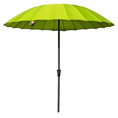 Image of marko Outdoor 2.5M Shanghai Parasol Garden Furniture Patio Sunshade Canopy Umbrella (Parasol Only Lime Green)