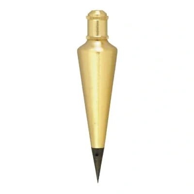 Image of Johnson Level &amp; Tool 116 Plumb Bob, 16 oz., Brass Finish, 1 Pack,Black