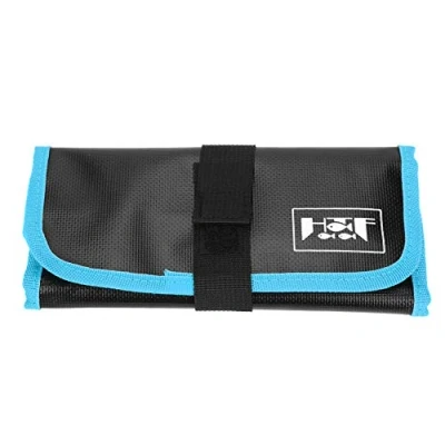 Image of Dilwe Fishing Equipment Bag, Waterproof Soft Lure Jigging Jig Bag Accessory Storage Case Pouch(Blue)