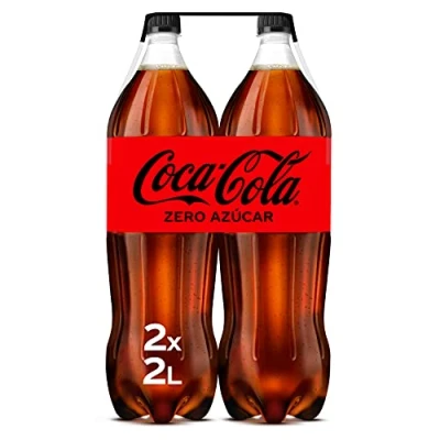 Image of Refresco de Cola Coca Zero Pack 2 Botellas l