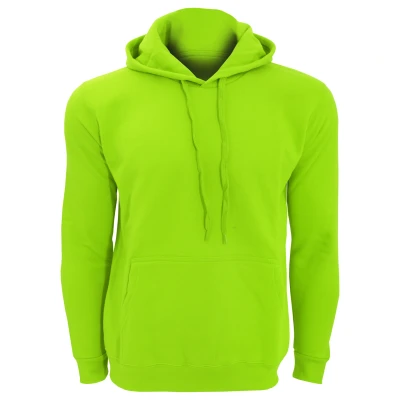 Image of SOLS Snake Unisex Hooded Sweatshirt / Hoodie (Lime) Green Size Small