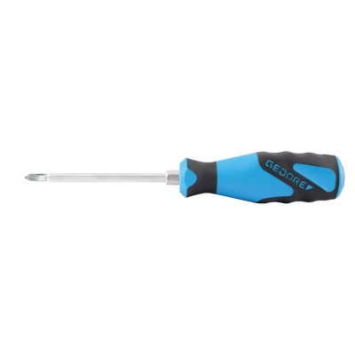 Image of GEDORE Screwdriver Phillips PH0 with striking cap, Screwdriver, 3 component handle, length 205 mm, Tool, 2160SK PZ 2